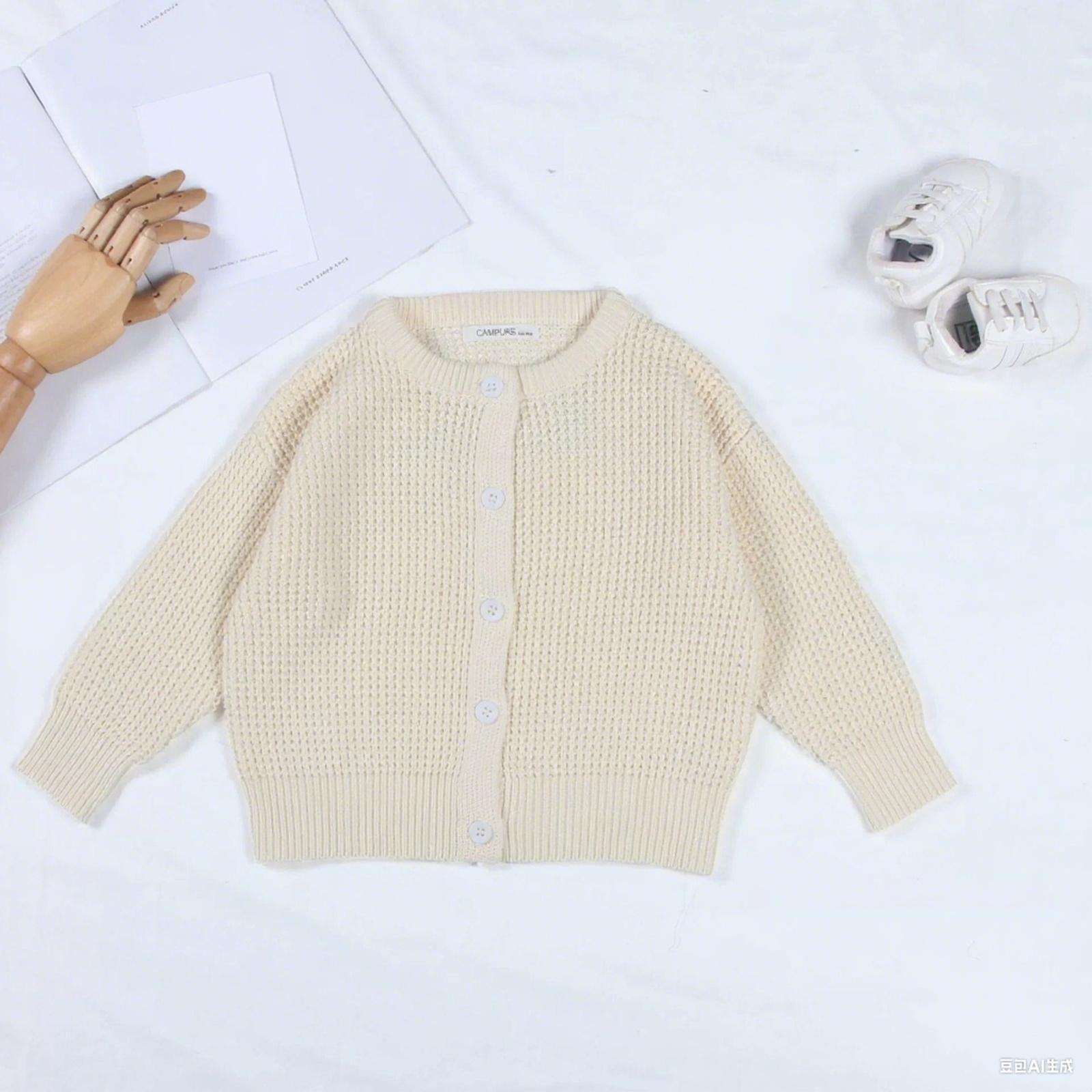 

Стильний повсякденний кардиган для дівчаток 90 бежевий