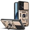 For OPPO Reno7 4G Case OPPO Reno8 4G Cover OPPO Reno 7 4G Magnetic Ring Holder Armor Phone Case Slide Camera Protect Back Cover