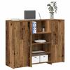VidaXL Reception Desk Old Wood 135x50x103.5cm Engineered Wood, Reception Counter, Salon Reception, Counter 3324194