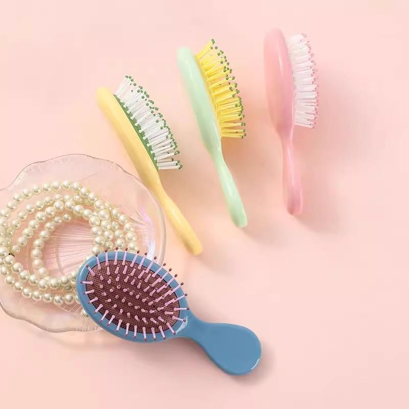 Personalized Cute Cartoon Girly Air Cushion Massage Comb - Portable Mini Comb
