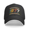 Custom Classic 1977 Original Years Birthday Baseball Cap Unisex Women Breathable Dad Hat Streetwear