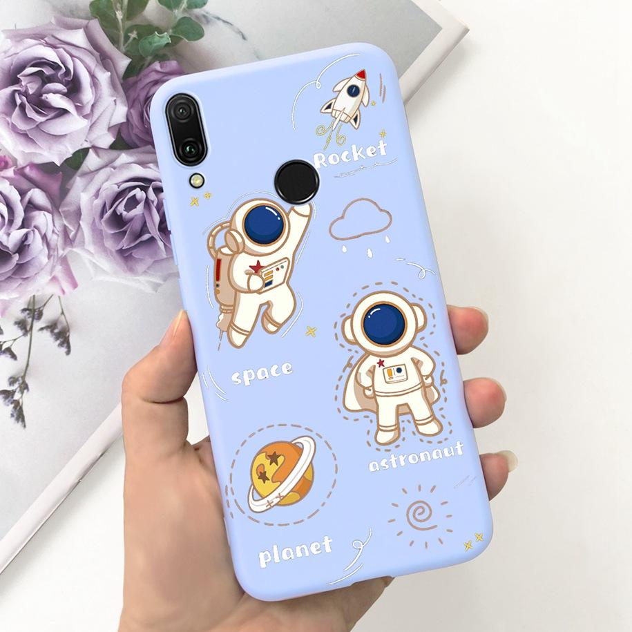 For Huawei Y9 Prime 2019 Case Shockproof Astronaut Silicone Soft Fundas For Huawei Y9 Y 9 Prime 2019 STK-LX3 JKM-LX3 Phone Cover