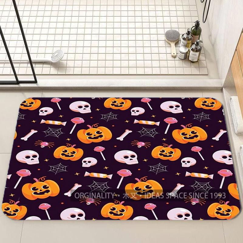 Halloween Pattern Floor Mat Living Room Decoration Home Sofa Non-Slip Carpet Study Bedroom Tatami Children'S Soft Floor Mat