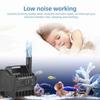 Submersible 12V Water Pump Electric 360L H Small Fountain Pump with Max 9.2ft Lift, 6.5ft DC Female Plug and Suction
