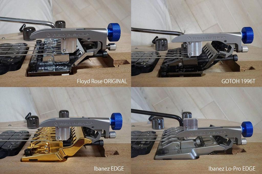 ČERVENÁ BISHOP ŘÍDICÍ PÁKA pro Floyd Ibanez GOTOH 1996T ACCU-LOCATOR/Intonation Rose, EDGE, Schaller,