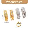Fashionable Lobster Claw Clasps Jewelry Fasteners Charm Pendants Clasps Connector for Jewelry Making Supplies
