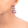 Rangabati Pink Beads Earrings Jewellery For Women