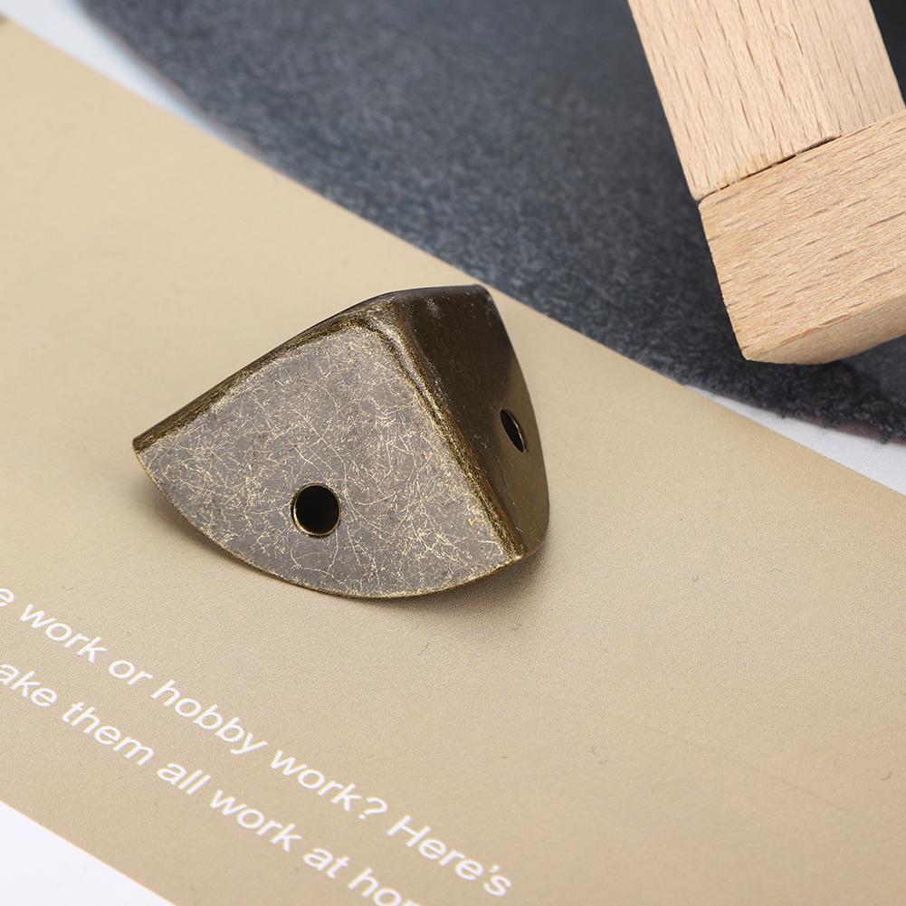 20pcs Antique Box Protection Corner Case Edge Guard Bronze Corner Cover 26 X 26mm20pcs