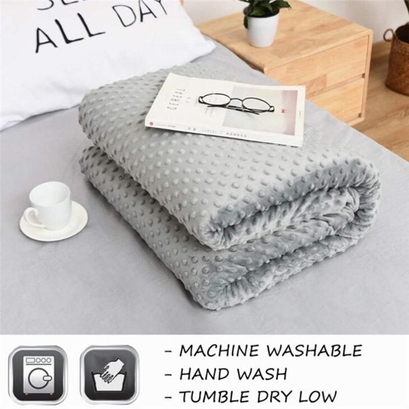Comfort  Blanket Embossed Quilting Relief Anxiety Insomnia Pressure Weighted Blanket