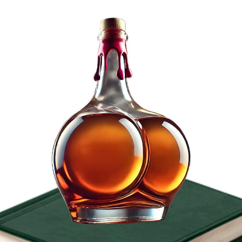 Creative Whiskey Bottle Decanter Realistic Novelty Glass Jug Liquor Bottle Whiskey Wine Brandy Scotchs Bourbon Vodka Decanter