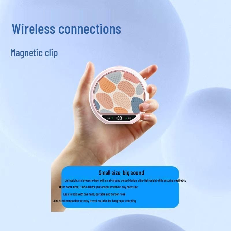 

Teacher Wireless Lapel Microphone Amplifier: Anti-Howling, High Volume, Long Battery Life, Durable, Portable Purple