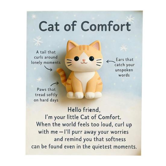 

Кишенькові Друзі Обіймів І Надії Міні Пінгвін Слон Ведмідь Високогірна Корова Прикраса з Карткою Емоційна Підтримка Подарунок для Дітей Жінок Чоловіків Люблених C