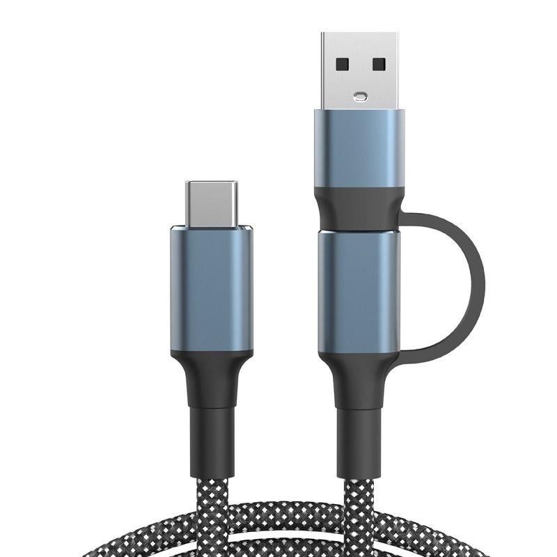 Universal 100w Fast Charging Data Cable With 4k Screen Casting For Apple Huawei Xiaomi Devices