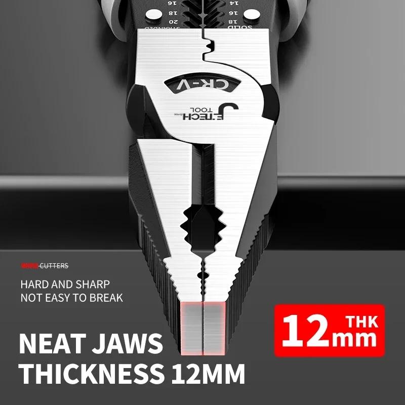 Multifunktionale Elektriker-Drahtzange Universelles Drahtschneider-Werkzeug Universelle Diagonalzange Spitzzange Hardware-Werkzeuge