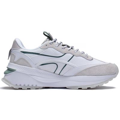 Li Ning Fangyuan EVO Textile, Synthetic Leather Low Top Sports Casual Shoes Women's White Gray AGCS164-3