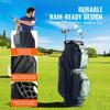 36” Golf Cart Bag 14 Way Organizer Divider Top Multiple Pockets Army Green