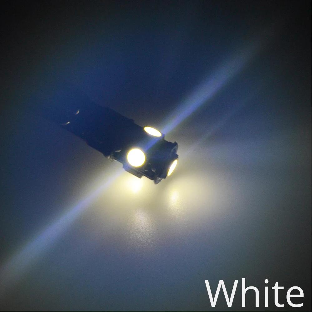 10X Auto T10 W5W 194 Car Brake Led Canbus Interior Reading Bulb Dome Dashboard Lamp 5050 5SMD Reverse Light License Plate Lamps