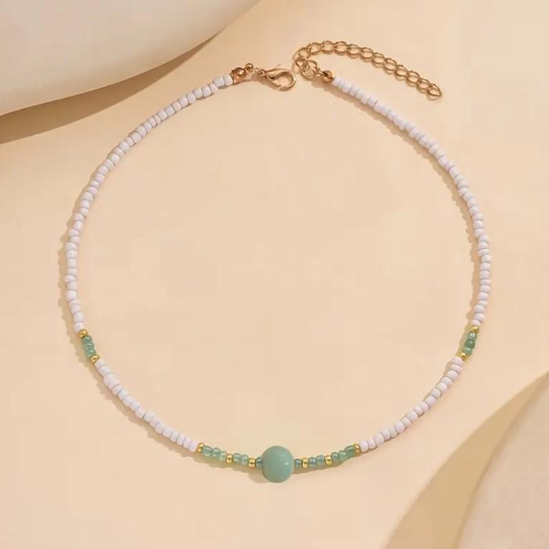 Fashion Boho-Chic Handcrafted Beaded Pendant Necklace for Women Party Occasions Jewelry Accessories Gifts