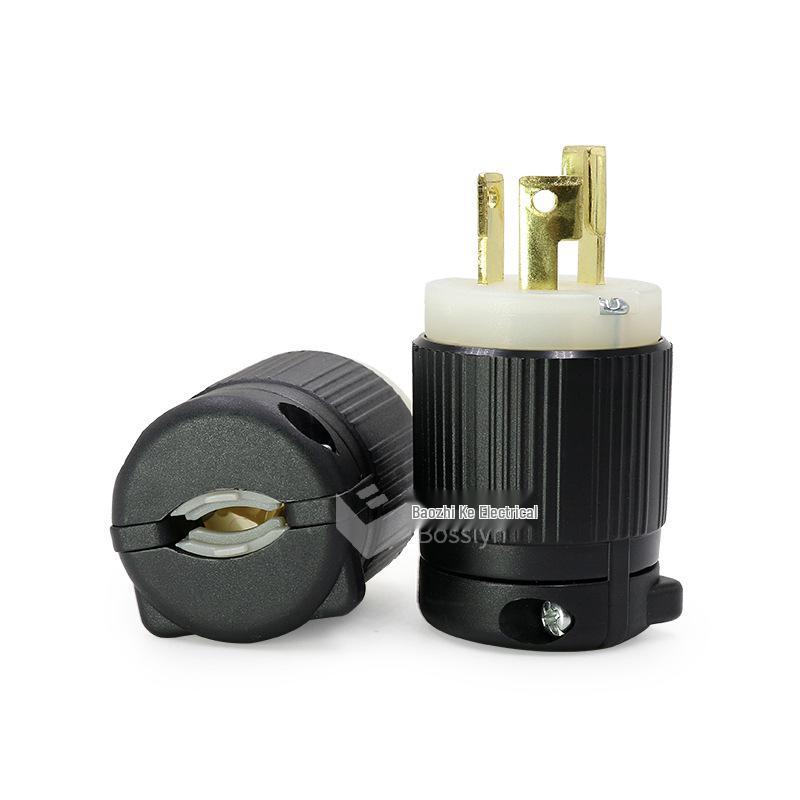 US Standard Anti-Loosening Hook-Type Generator Power Plug