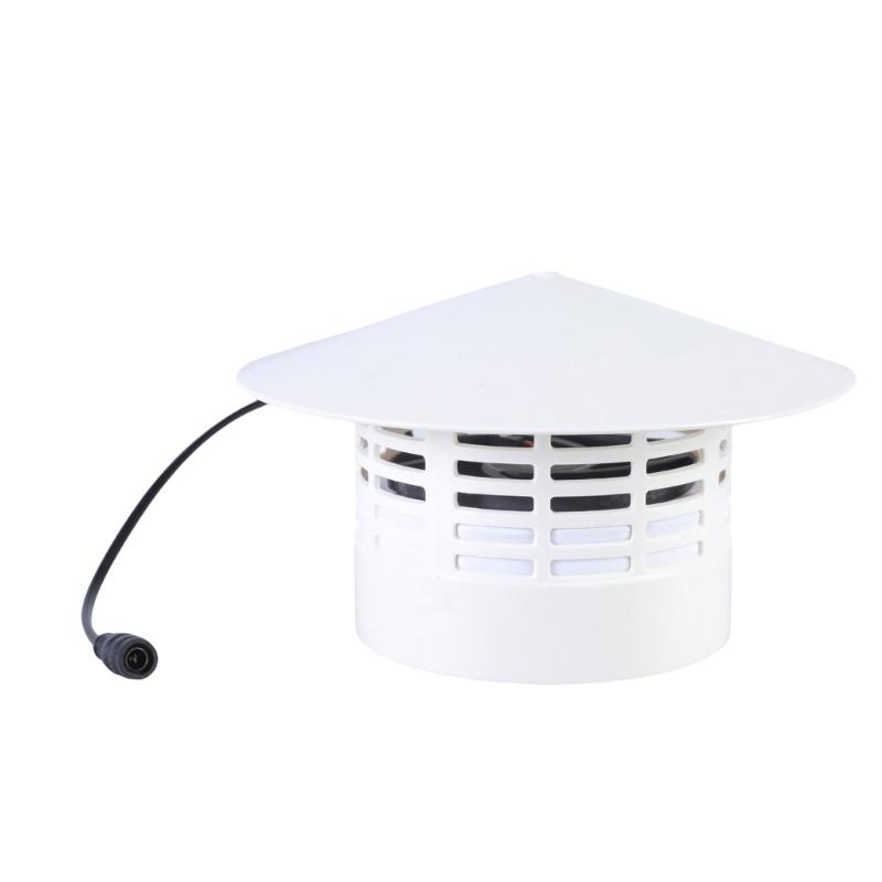 Solar 12V Energy Efficient Toilet Bathroom Fan High Speed Air Vent Fan with Antireflux Baffle for Odor and Steam Removal