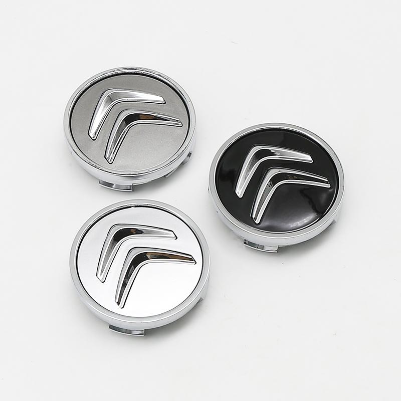 4pcs 60mm 4 pin Car styling Auto Car Wheel Center Hub Caps Rim Caps Covers emblem For Citroen C3 C4 C5 C6 C-Quatre Accessories
