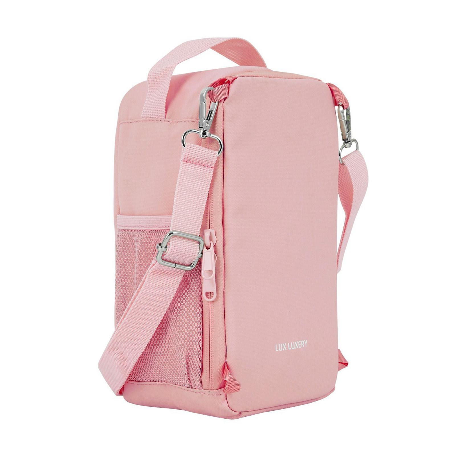 

Магнитный держатель для бутылки с водой для спортивной сумки, с прозрачным карманом для телефона и регулируемыми ремнями, надежно крепится к спортивному оборудованию One Size розовый