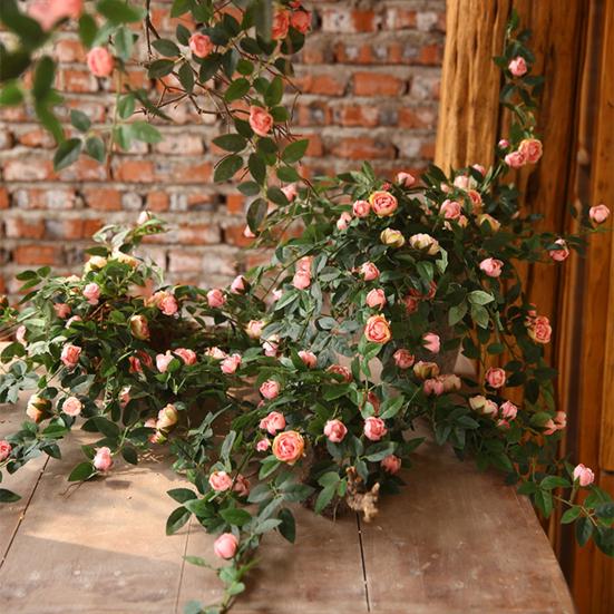 Floare simulată Trandafir realist de lungă durată, floare artificială din mătase artificială, decorare pentru nuntă