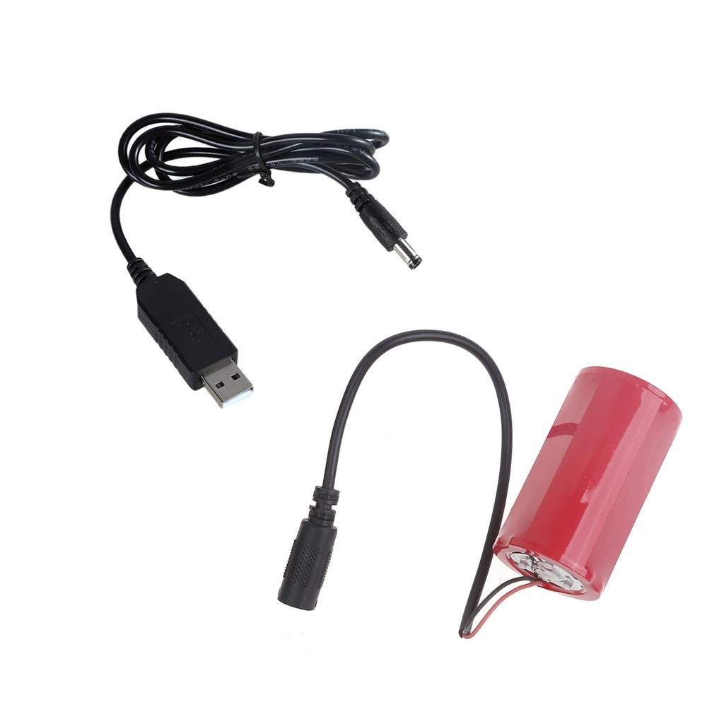 USB auf 1,5V LR20 D Batterie-Eliminatoren Konverter Kabel Stromkabel für Gaswasserheizer und Herde Werkzeuginstrumente