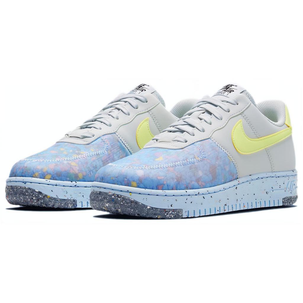 New Nike Air Force 1 Crater Pure Platinum Barely Volt Women's CT1986-001