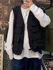 Summer Lightweight Japanese Functional Outdoor Photography Workwear Jacket with Multi-Pocket Vest for Men
