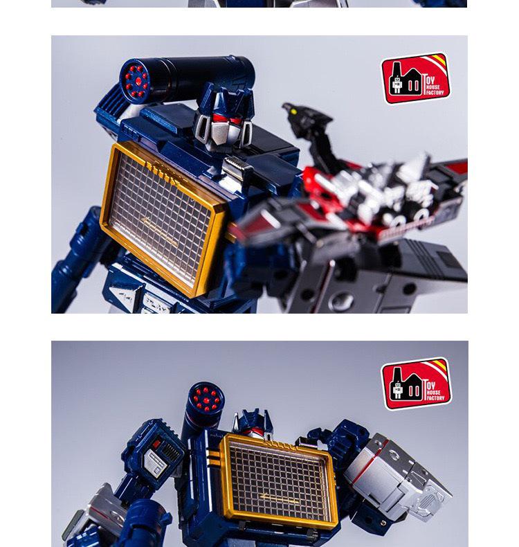 THF-01J Transformierendes Meisterwerk Soundwave mit Laserbeak Actionfigur