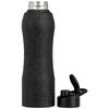 Stainless Steel Water Bottle with Hand Grip and Sipper, Set of 2 | Leak-Proof | BPA Free | 1000 Ml (Black)