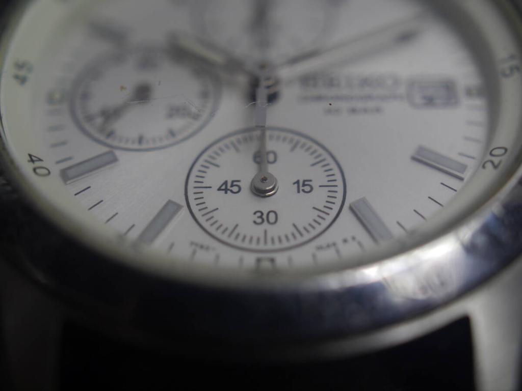 SEIKO Quartz Chronograph Watch Ae125 Working Condition 7T92-0DW0 Men's