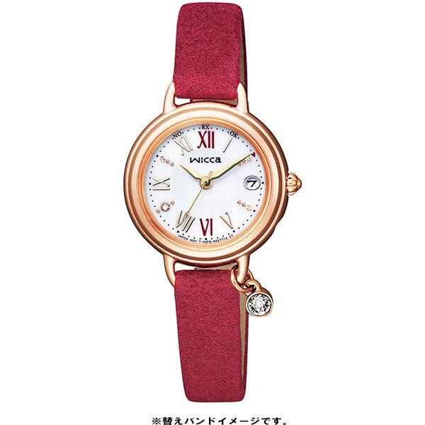 Citizen Unisex KL0-561-15 ( Watch wicca Solar-Tech radio-controlled) Round Watch Pink Stainless