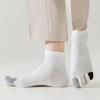 Haruyang Men's Anti-odor Toe Socks 5-Pair Set