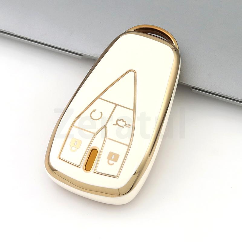 4 Buttons Tpu Shell Fob Protector Bag Holder Car Remote Key Case Cover For Changan Cs35 Plus Cs55 Plus Cs75 Plus