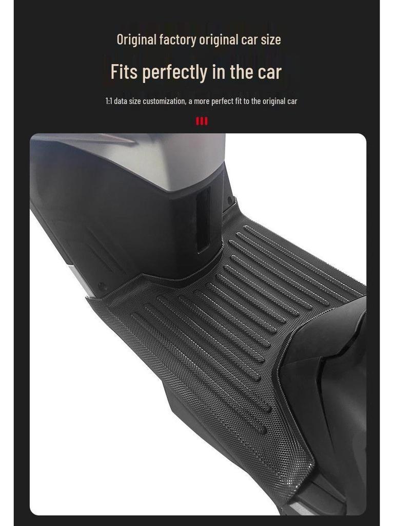 Waterproof, Non-Slip TPE Foot Pedal Pads for Kymco H125 with Full-Coverage and Thickened Edge