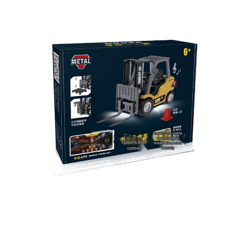 1:64 Bluetooth RC Alloy Forklift Model