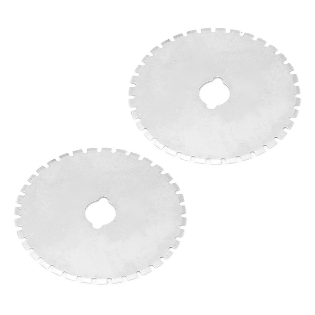 10PCS Rotary Cutter Blades Stainless Steel Sharp Rotary Cutter Replacement for Sewing Fabric Leather Quilting Cutter