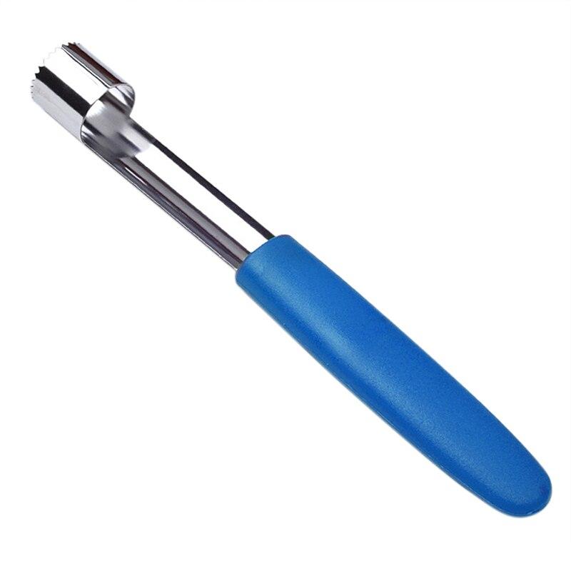 1 STK Apple Corer Rustfritt stål Enkel stål Twisted Core Seeder Apple Corer Planter Kjøkken Gadget Enkel vri kjøkkenverktøy