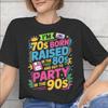 Born In The 80s Raised In The 90s Printed T Shirt Unisex Unisex Pure Cotton Tee Shirt Clothing