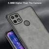 For OPPO A15 A15S Case Luxury PU Leather Phone Case For OPPO A15 S Back Cover Matte Silicone Shockproof Full Protection Coque