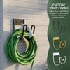 Durable Garden Hose Holder Rust Proof Metal Wire Holder Garden Water Pipe Hook  Vacuum Hose Storage