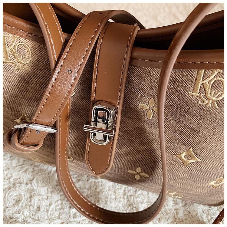 Women's High-End Embroidered Underarm and Crossbody Bag (2026)