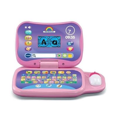 VTECH ORDI GENIUS PRO PINK Educational Computer for Children Aged 3 To 7 Years with Mouse and 20 Activities Included