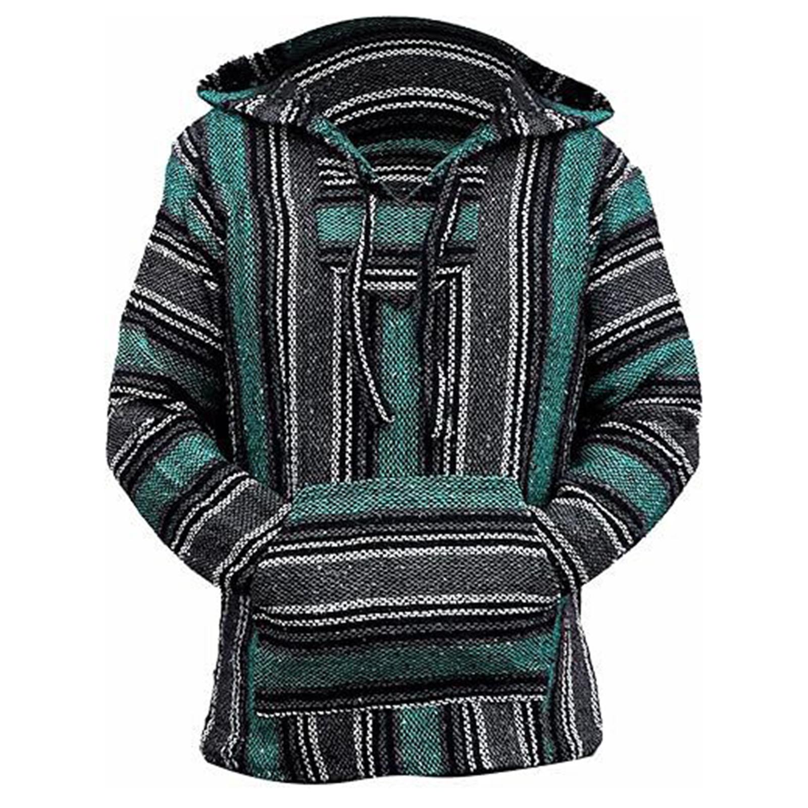 

Men s Tribal Style Comfort Hooded Hood Long Sleeves Hoodie M зелёный