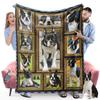 Boston Terrier Blanket Soft Cozy Boston Terrier Cute Puppy Dog Throw Blanket for Kids Girls Women Adults Boston Dog Lover Gifts