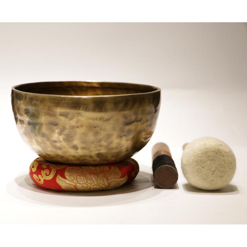 18CM Therapeutic Tibetan Bowl Tibetan Bell Meditation Bowl Meditation Instruments Spiritual Meditation Musical Instruments Percussion