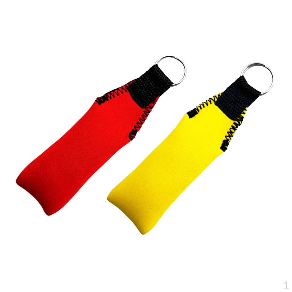 

2Pcs Floating Keyring Keychain Key Float for Beach Sea Sailing Outdoor Water Sports
