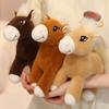 Big Eyes Horse Plush Toy Lifelike Standing Posture Horse Doll High Quality Stuffed Animal Toy Classic Birthday Gift For Kids